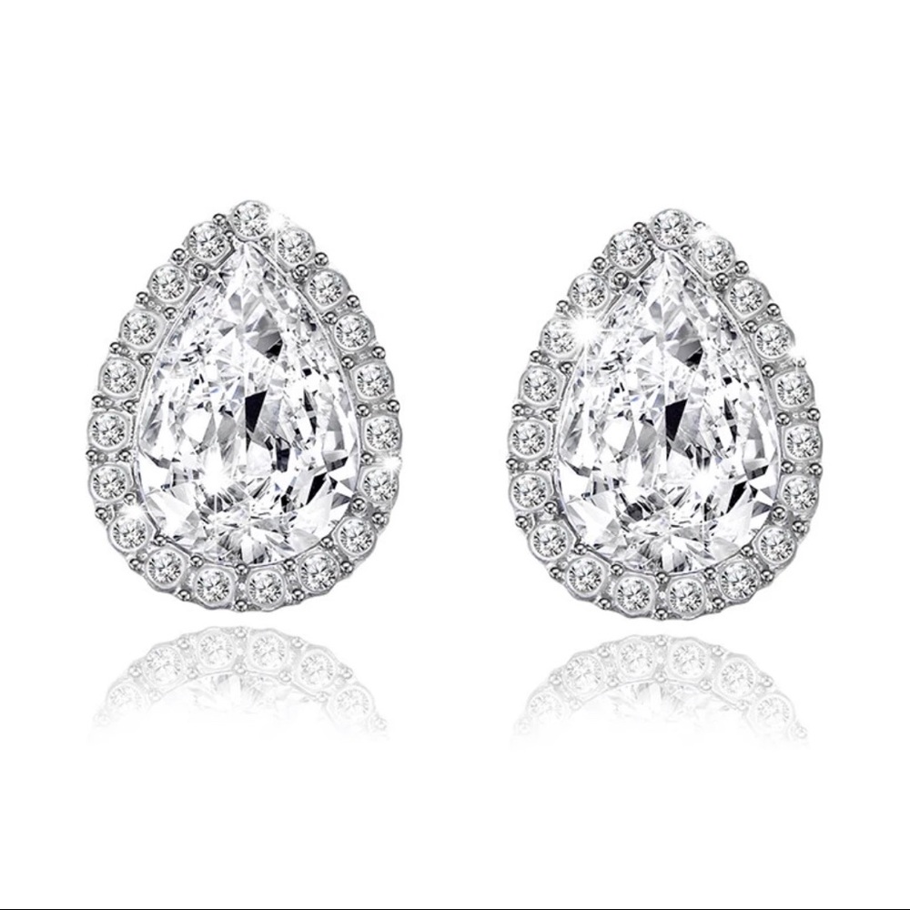 elegant teardrops crystal